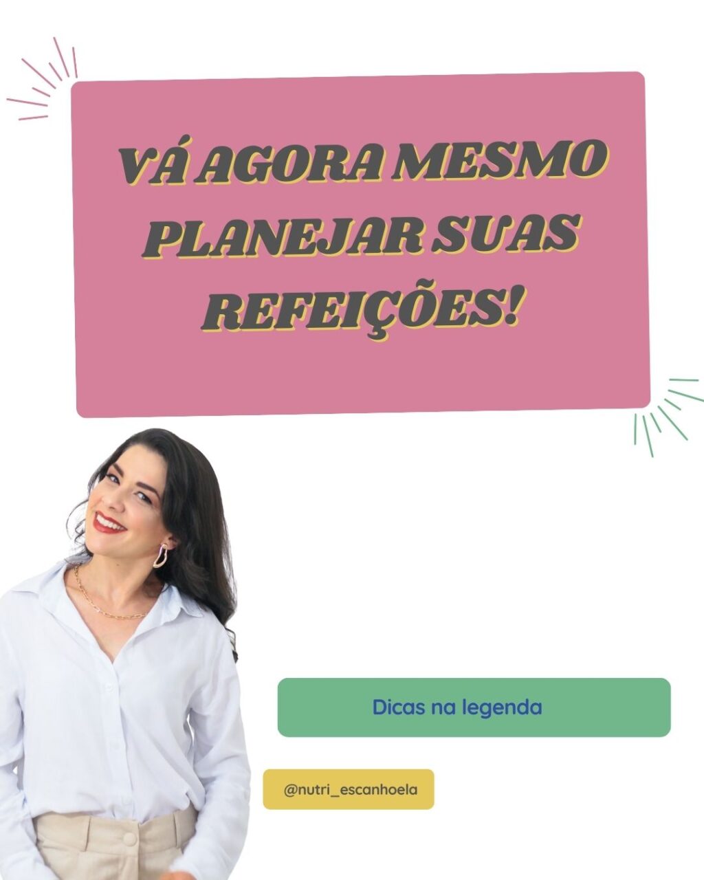 Instagram post from nutri_escanhoela. This post is in position 1.